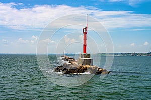 breakwater and lighthouse