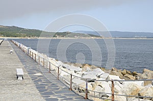 Breakwater in San Vicente