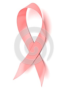 Breast cancer awareness pink ribbon