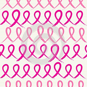 Prsa rakovina povědomí růžový stuhy bezešvý vzor obdélník ohraničující tisknutelnou oblast10 soubor 