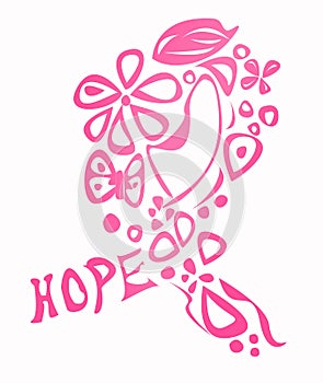 Breast Cancer awareness ribbon