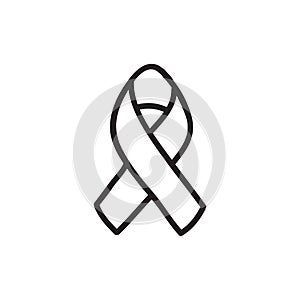 Breast cancer awareness ribbon, vector illustration