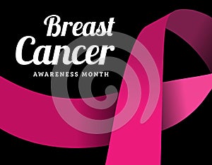 Breast cancer awareness vector symbol