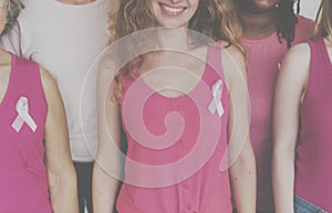 Breast Cancer Campaign Care Female Women Unity Concept