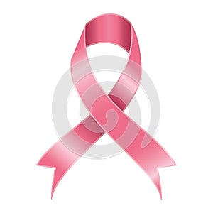 Breast cancer campaign ribbon icon
