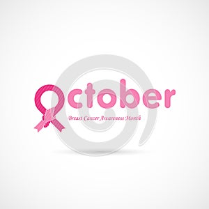 Breast Cancer October Awareness Month Campaign Background.Women