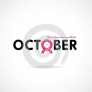 Breast Cancer October Awareness Month Campaign Background.Women