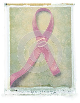 Breast Cancer Ribbon (bra strap) photo