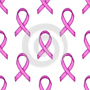 Breast canser awareness ribbon