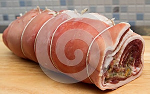 Breast of welsh lamb