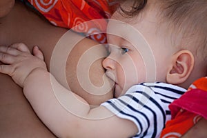 Breastfeeding baby