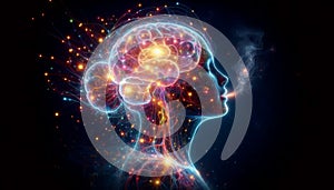 Breath neural pathways, Ai generated image