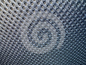 Breathable mesh fabric texture. photo
