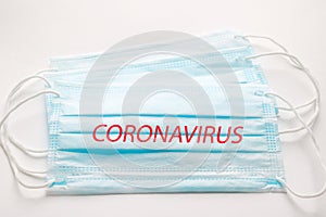 Breathing mask, virus medicicne. New Coronavirus 2019-nCoV