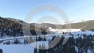 Breathtaking Aerial Mountain Landscape in Ergaki Park