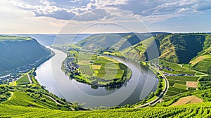 Breathtaking Beauty: Exploring the Enchanting Moselle River Bend in Rhineland-Palatinate, Germany