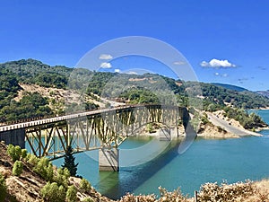 Beautiful lake Sonoma Northern California