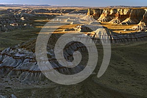 Breathtaking landscape of Coalmine Canyon, AZ.