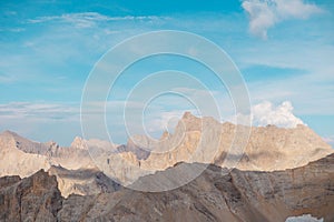 Breathtaking mountain landscape. The Anti Taurus Mountains. Aladaglar National Park. Turkey