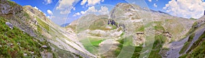 A breathtaking panoramic view of a plateau at the Pindus mountain range - Greece