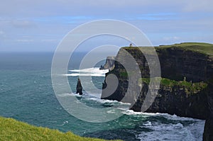 Breathtaking seascape off the coast of Ireland photo