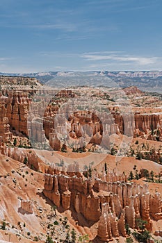 Breathtaking shot of the Bryce Canyon National Park Tropic USA