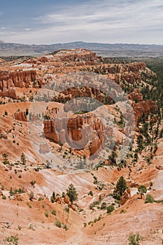 Breathtaking shot of the Bryce Canyon National Park Tropic USA