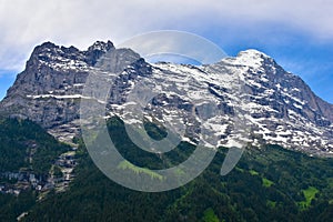 Breathtaking view of the Alps from Grindelwald, Switzerland