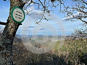 Breathtaking View from Rocher Waldeck Overlooking Buhl, Alsace, Along a Hiker\'s Trail