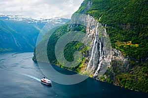 Breathtaking view of Sunnylvsfjorden fjord