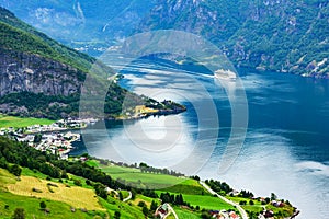 Breathtaking view of Sunnylvsfjorden fjord