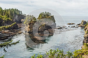 Breathtaking View at Washington coast in Cape Flattery in