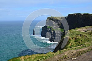 Breathtaking Views of the Cliffs of Moher and Galway Bay