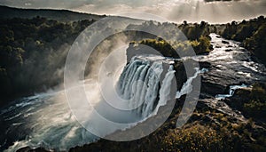 Breathtaking Waterfall Plunge