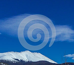 Breckenridge Colorado Mountain Range Clouds