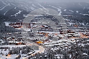 Breckenridge, Colorado, USA Town Winter