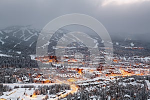 Breckenridge, Colorado, USA Town Winter