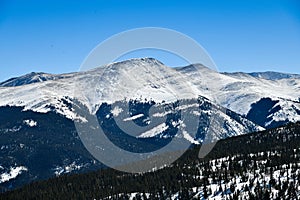 Breckenridge ski resort in winter time