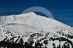 Breckenridge ski resort in winter time