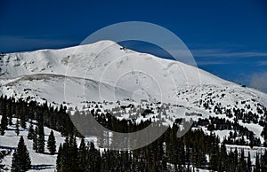 Breckenridge ski resort in winter time