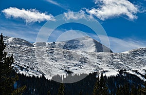 Breckenridge ski resort in winter time