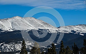 Breckenridge ski resort in winter time