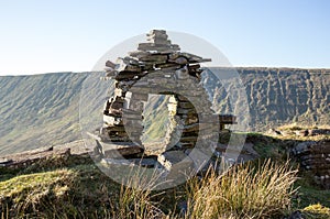 Brecon Beacons mountains monument 2019