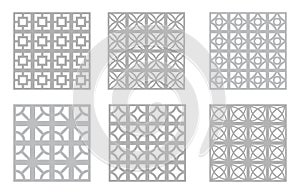 Breeze Block Patterns | Mid Century Modern Concrete Block | MCM Design Resources | 50s & 60s Textures