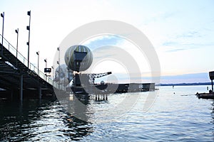 Bregenz, Austria. Floating open-air theater stage.