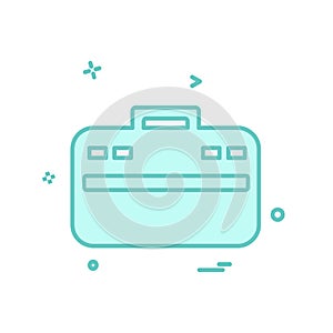 Breifcase icon design vector
