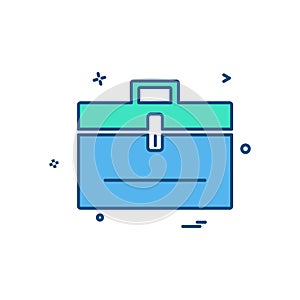 Breifcase icon design vector