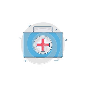 Breifcase icon design vector