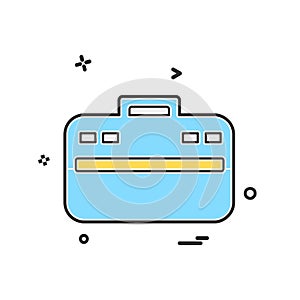 Breifcase icon design vector
