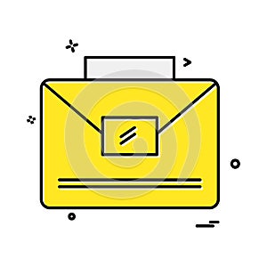 Breifcase icon design vector